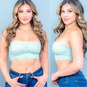 Elena Lace Bandeau Top